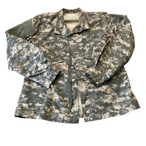 Army Combat Uniform ACU Coat‎ Jacket Small Short Digital Camo Insect Repellent